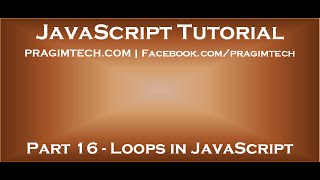 Loops in JavaScript [upl. by Lisha401]