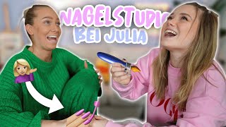 der LÄNGSTE NAGELSTUDIO Besuch meines Lebens bei JuliaBeautx 💅🏼😂 CARAMELLA [upl. by Euqnimod]