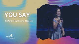 quotYou Sayquot performed by Roberta Battaglia  25th Anniversary Gala [upl. by Iffar140]