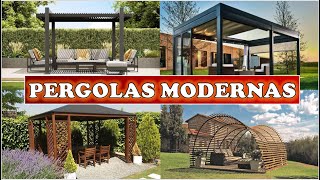 DISEÑOS de PERGOLAS MODERNAS [upl. by Veljkov316]