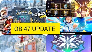 OB 47 UPDATE🥳WINTARLA D 😱 EVENT AND FREE FIRE ADVANCE SARVER [upl. by Celestia838]