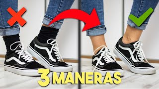 Cómo ponerse los CALCETINES para que NO se VEAN 👟✅ 3 Maneras de ESCONDER las CALCETAS [upl. by Atteuqram295]