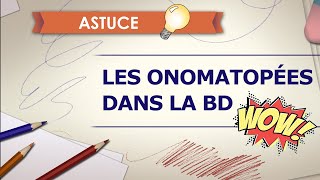 Dessiner des onomatopées dans la BD  Astuce Dessin [upl. by Nolana]