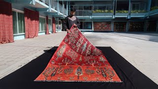 6x8 Red Tree of Life Rug  A Gabbeh Masterpiece from Maymana Afghanistan [upl. by Adnalohs]