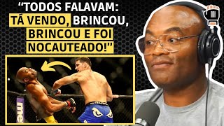 ANDERSON SILVA ABRE O JOGO SOBRE O NOCAUTE SOFRIDO PARA CHRIS WEIDMAN [upl. by Ybab]