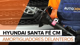 Cómo cambiar Amortiguadores delanteros en HYUNDAI SANTA FÉ CM INSTRUCCIÓN [upl. by Enimzzaj]