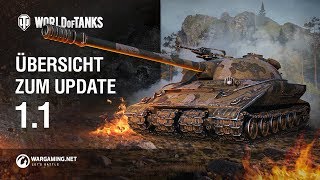 Übersicht zum Update 11 World of Tanks Deutsch [upl. by Assile]