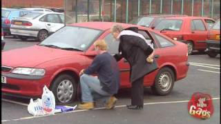 Exploding Tire Prank [upl. by Leunamesoj]