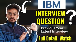 IBM Interview Questions amp Answers  Previous Year  IBM Interview Experience  Kn Academy [upl. by Rebmak]