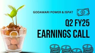 Godawari Power amp Ispat Earnings Call  Q2 FY25 [upl. by Leber718]