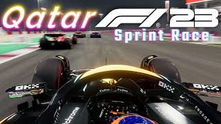 QATAR IS MY FAVOURITE NEW TRACK ON F1 23 [upl. by Eromle]