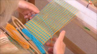 Weaving Houndstooth on a Rigid Heddle Loom [upl. by Nnod]