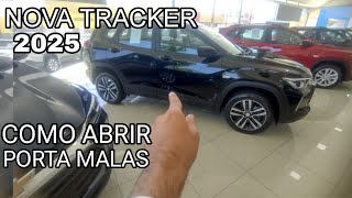 NOVA TRACKER 2025 Como abrir o porta malas [upl. by Hashim181]