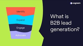 What is B2B lead generation [upl. by Jalbert183]