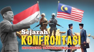 sejarah konfrontasi Indonesia Ganyang Malaysia  negaranegara yang pernah menjajah malakaMalaysia [upl. by Alyel]