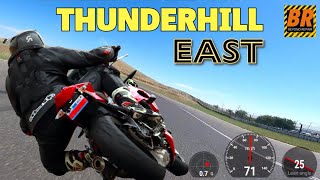 Blazing through the corners of Thunderhill Raceway East on BMW S1000R [upl. by Caritta]