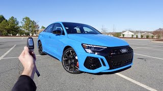 2024 Audi RS3 Start Up Exhaust Walkaround Test Drive and Review [upl. by Caras519]