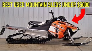 Best Used Mountain Sleds for UNDER 5000 [upl. by Whalen]