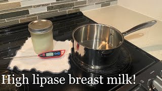 How to scald breast milk lipase breastmilk scalding [upl. by Rawlinson]