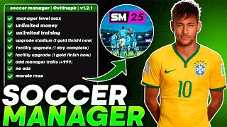 MOD MENU SOCCER MANAGER 2025 UPDATED V121 SPOTLIGHT PLAYER MANAGER LEVEL MAX [upl. by Rohn82]