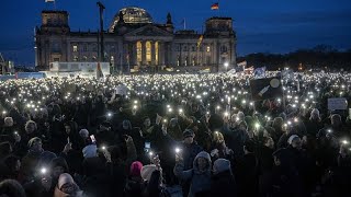 Participación masiva en Alemania en las protestas contra la ultraderecha [upl. by Aleafar441]