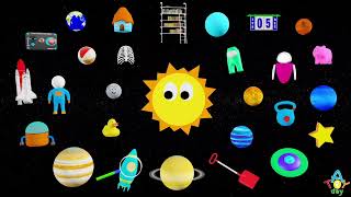 Planets for Babies 🪐🌎🔴  Planets Mercury Venus Earth Mars Jupiter Saturn Uranus Neptune [upl. by Eseret]