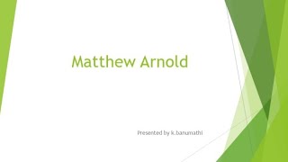 Matthew Arnold in Tamil [upl. by Bocyaj]