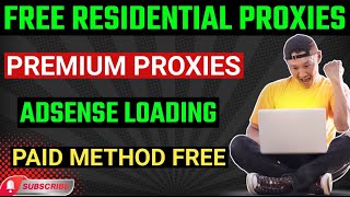 How To Get Unlimited Residential Proxies For Free  Get Premium Residential Proxies For Free 2024 [upl. by Eimmis]