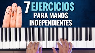 7 Ejercicios para Desbloquear la Independencia de tus Manos en el Piano [upl. by Berck266]