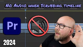 Fix No Audio while Manually Scrubbing Timeline Tutorial Adobe Premiere Pro [upl. by Hsiwhem819]