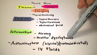 A quick Review on Thyroid Storm Nclex Nursing Review [upl. by Mcclain]