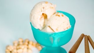 Cómo hacer auténtico Helado casero de avellana RECETA MUY FÁCIL [upl. by Dnalkrik]