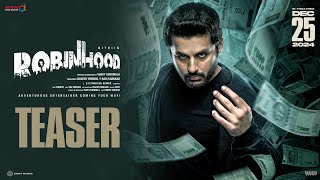 Robinhood Official Teaser  Nithiin  Sreeleela  Venky Kudumula  GV Prakash  Mythri Movie Makers [upl. by Dumah]