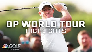 DP World Tour Highlights 2024 Dubai Desert Classic Round 1  Golf Channel [upl. by Gerge]