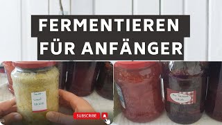 Fermentieren für Anfänger [upl. by Odrahcir]