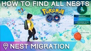 HOW TO FIND ALL POKÉMON NEST LOCATIONS IN POKÉMON GO [upl. by Palmira180]