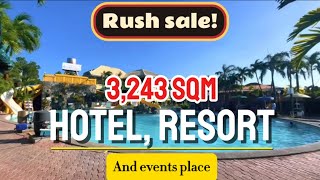 NLIST002 RUSH SALE Cavite Hotel Resort and events place 3243 sqm clean title  operational [upl. by Boylston62]