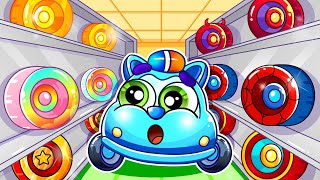 Lets Choose Your Colorful Wheel  The Wheel Song  Kids Songs  Nursery Rhymes By Kiddy Car Songs [upl. by Rosalyn763]