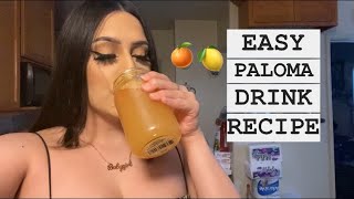 EASY PALOMA DRINK RECIPE WITH CYN [upl. by Norrahc]