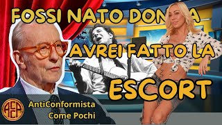 VITTORIO FELTRI se fossi stata donna avrei di certo fatto la ESCORT [upl. by Accebar]