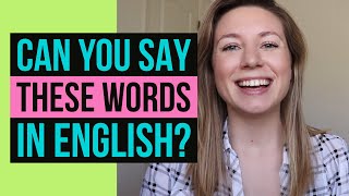 73 WORDS YOU CANT PRONOUNCE in American English amp how to say them correctly [upl. by Ahsitra147]