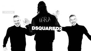 Zlatan Ibrahimovic amp Dsquared2 for FW 2223 Black is a staple  FashionTV  FTV [upl. by Bonne]