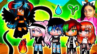 🔥🌊 THE ELEMENTAL PROTECTORS 3 ⚡🍃 Gacha Life Mini Movie Fantasy Story Reaction [upl. by Hirsh]