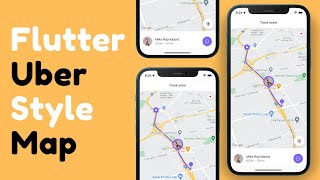 Flutter Google Map With Live Location Tracking [upl. by Airotkiv481]