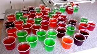 50 JellO Cup Challenge [upl. by Ahsakat]