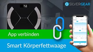 Silvergear Bluetooth Smart Körperfettwaage  Mit der Fitdays App verbinden [upl. by Ninahs]