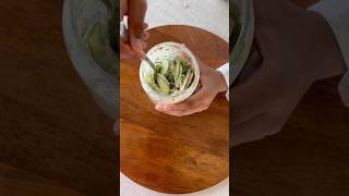 viralcucumbersalad food foodie salad recipe viral trending [upl. by Dnomaid]