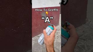 How to easy graffiti letter “A” graffiti [upl. by Britteny]