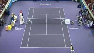 Madrid 2008 SF Nadal vs Simon Highlights Pt3 [upl. by Auhs]