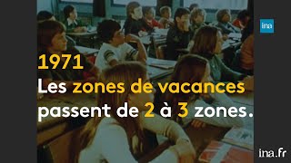 Zones de vacances  50 ans d’ajustement  franceinfo INA [upl. by Yelyk]